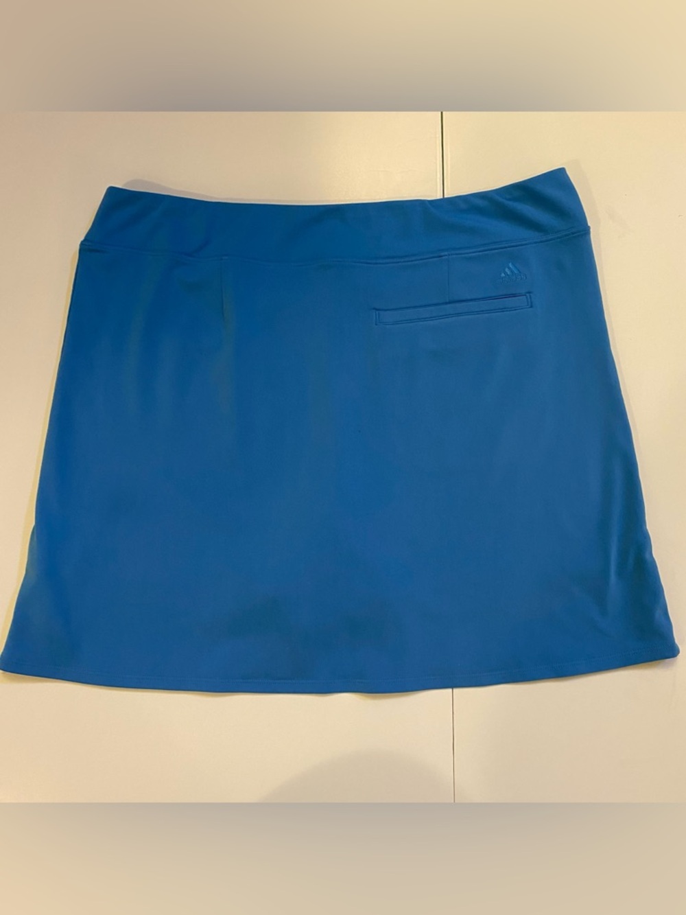 Adidas Golf Climalite Blue Skort Women's Size 12 Activewear Moisture Wicking